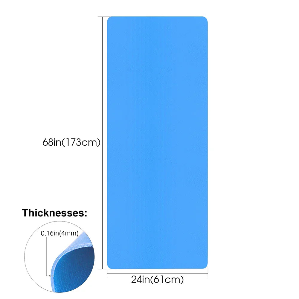 Anti-Skid EVA Yoga Mat for Fitness & Pilates (4mm) TM