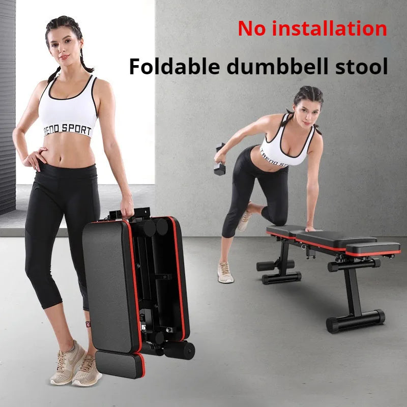 Multifunctional Folding Fitness Bench Stool OBA
