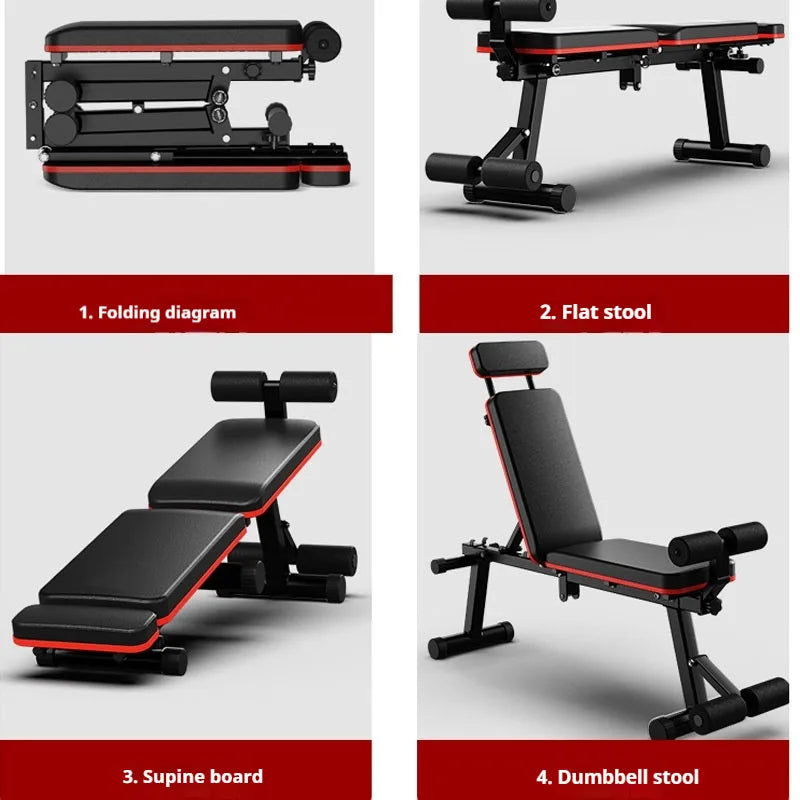 Multifunctional Folding Fitness Bench Stool OBA